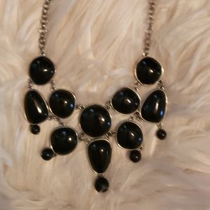 Black chunky necklace